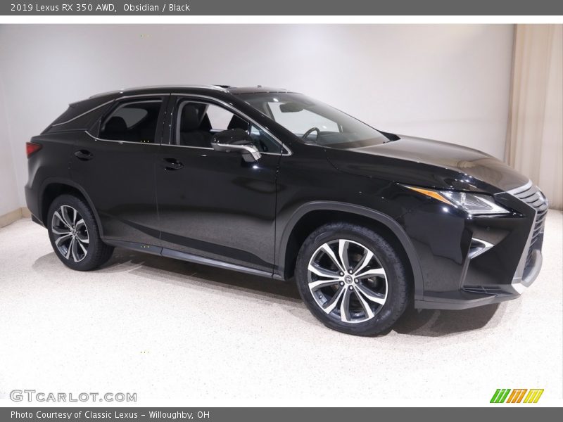 Obsidian / Black 2019 Lexus RX 350 AWD