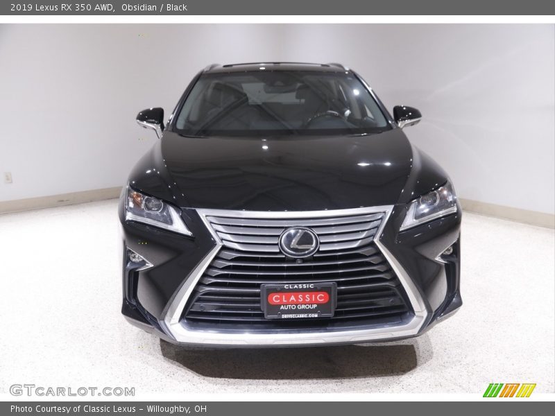 Obsidian / Black 2019 Lexus RX 350 AWD