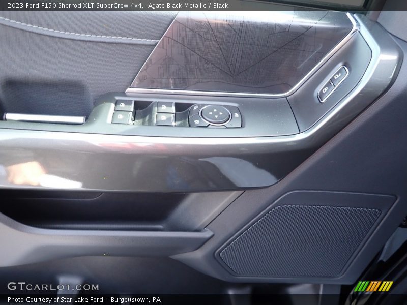 Agate Black Metallic / Black 2023 Ford F150 Sherrod XLT SuperCrew 4x4