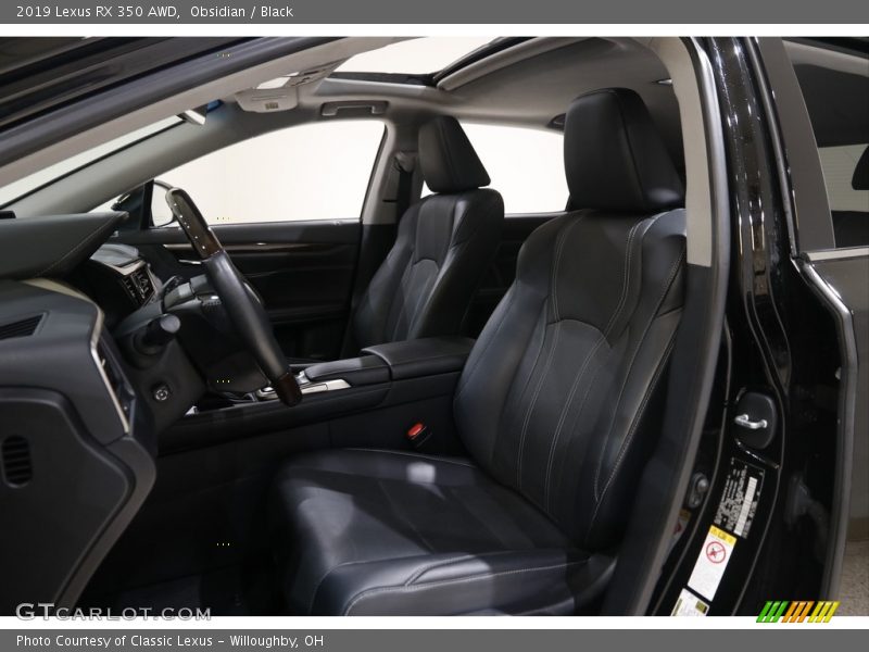 Obsidian / Black 2019 Lexus RX 350 AWD