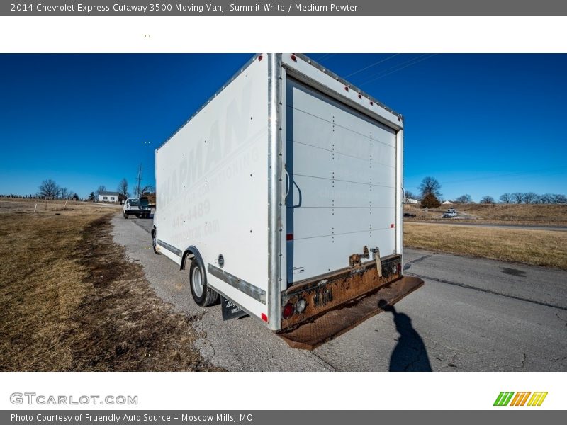 Summit White / Medium Pewter 2014 Chevrolet Express Cutaway 3500 Moving Van