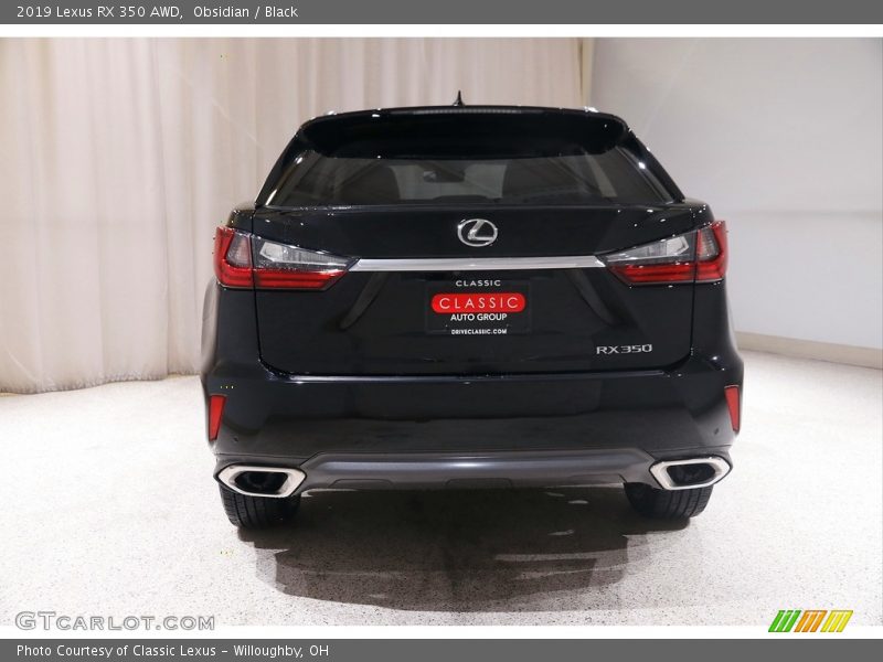Obsidian / Black 2019 Lexus RX 350 AWD