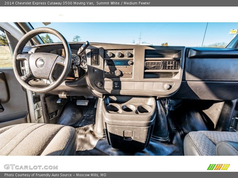 Summit White / Medium Pewter 2014 Chevrolet Express Cutaway 3500 Moving Van