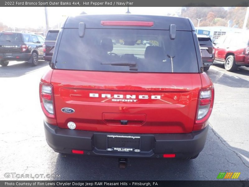 Hot Pepper Red / Navy Pier 2022 Ford Bronco Sport Outer Banks 4x4