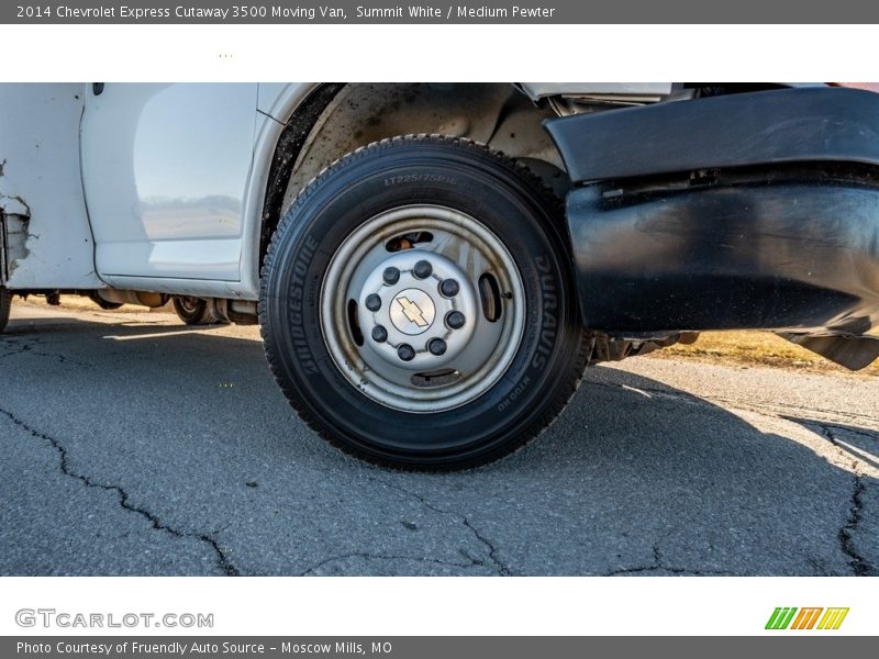 Summit White / Medium Pewter 2014 Chevrolet Express Cutaway 3500 Moving Van