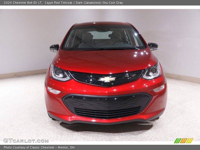 Cajun Red Tintcoat / Dark Galvanized/­Sky Cool Gray 2020 Chevrolet Bolt EV LT