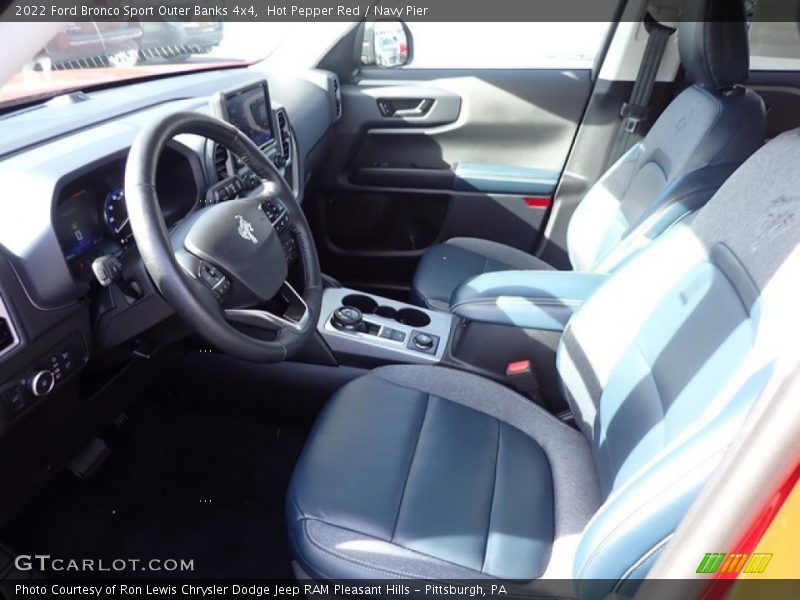 Hot Pepper Red / Navy Pier 2022 Ford Bronco Sport Outer Banks 4x4