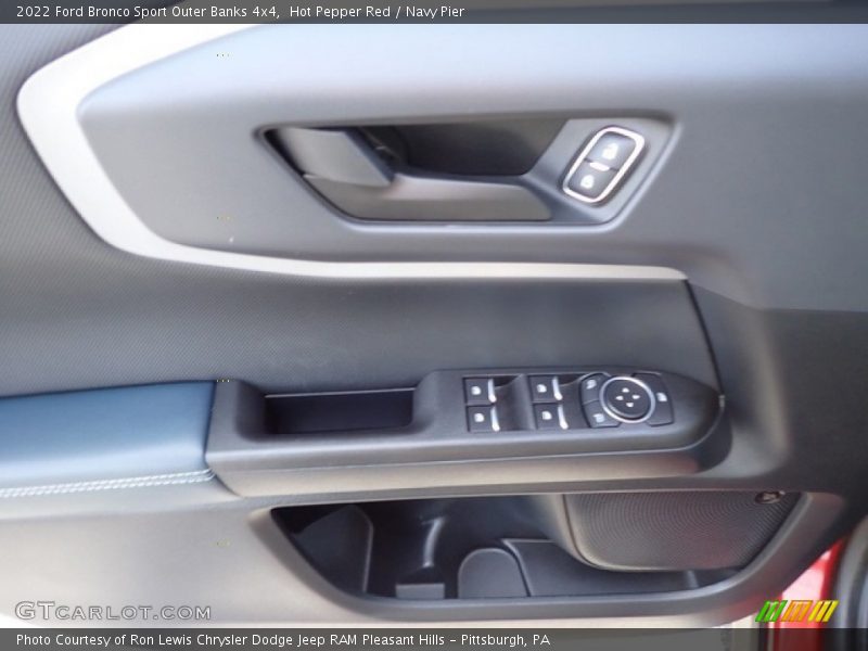 Hot Pepper Red / Navy Pier 2022 Ford Bronco Sport Outer Banks 4x4