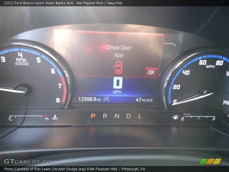 Hot Pepper Red / Navy Pier 2022 Ford Bronco Sport Outer Banks 4x4
