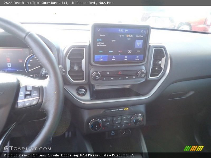 Hot Pepper Red / Navy Pier 2022 Ford Bronco Sport Outer Banks 4x4