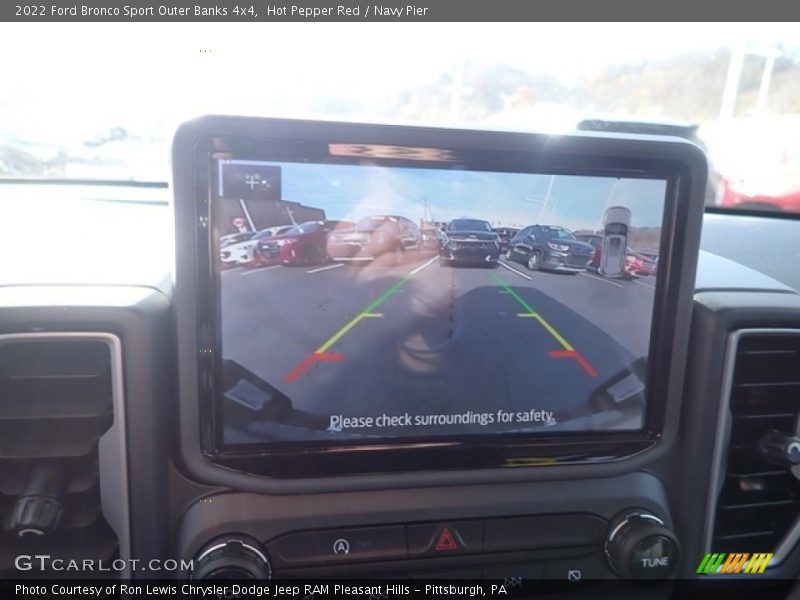 Hot Pepper Red / Navy Pier 2022 Ford Bronco Sport Outer Banks 4x4