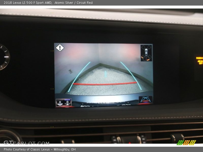 Atomic Silver / Circuit Red 2018 Lexus LS 500 F Sport AWD