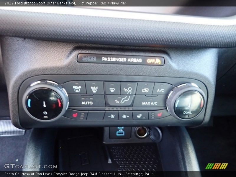 Hot Pepper Red / Navy Pier 2022 Ford Bronco Sport Outer Banks 4x4