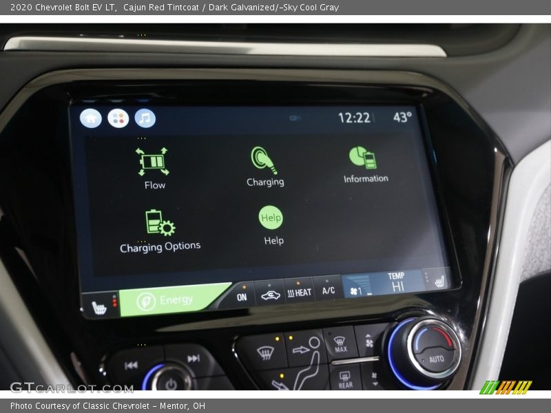 Controls of 2020 Bolt EV LT