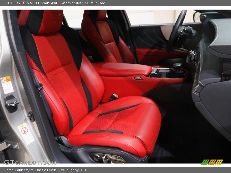Front Seat of 2018 LS 500 F Sport AWD