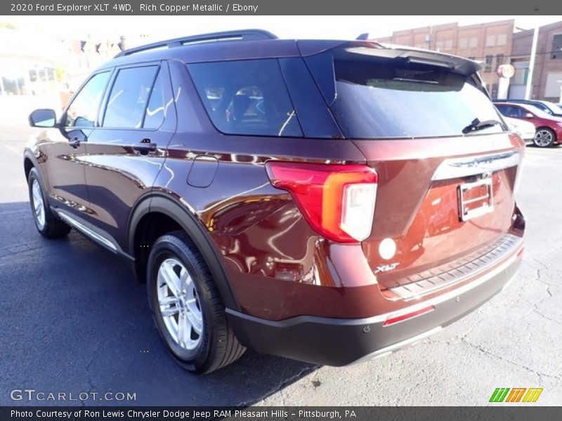Rich Copper Metallic / Ebony 2020 Ford Explorer XLT 4WD