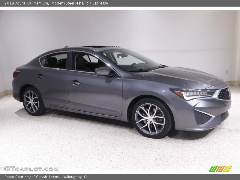 Modern Steel Metallic / Espresso 2019 Acura ILX Premium