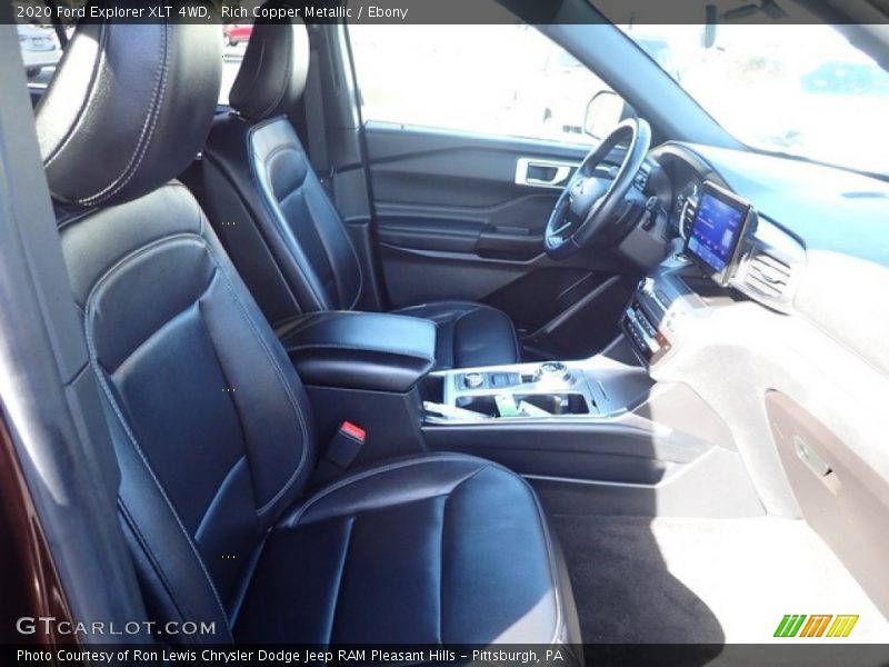 Rich Copper Metallic / Ebony 2020 Ford Explorer XLT 4WD