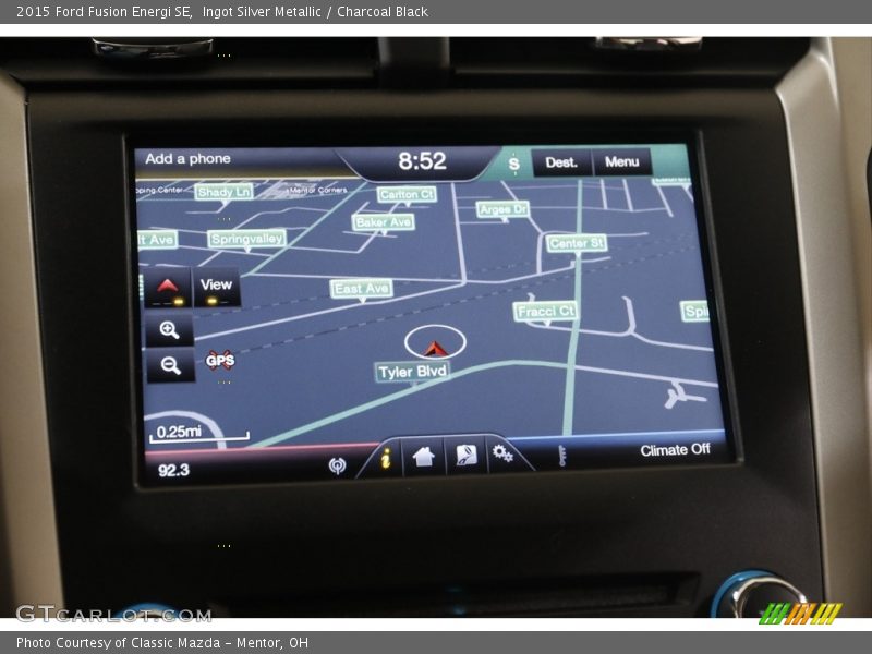 Navigation of 2015 Fusion Energi SE