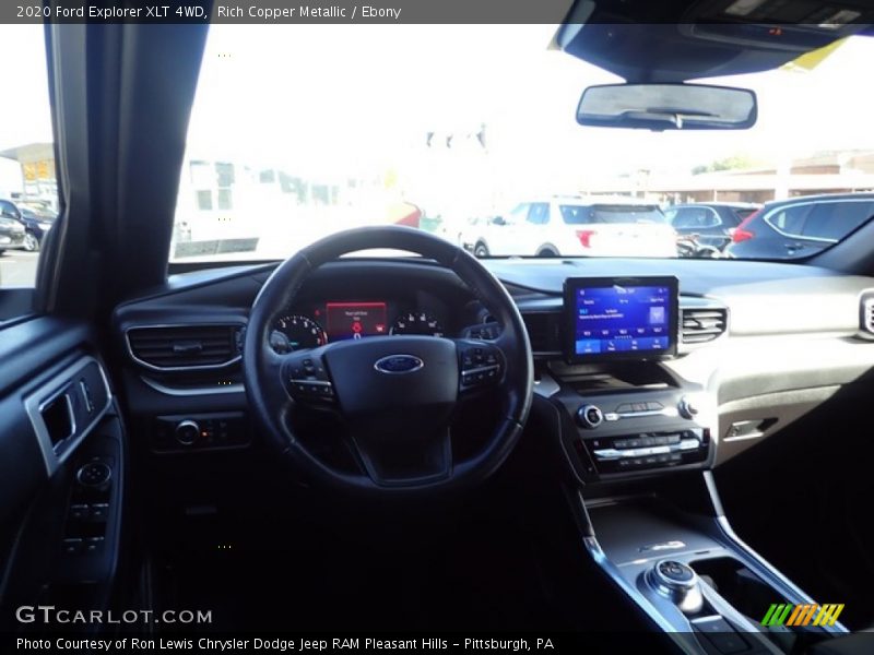 Rich Copper Metallic / Ebony 2020 Ford Explorer XLT 4WD
