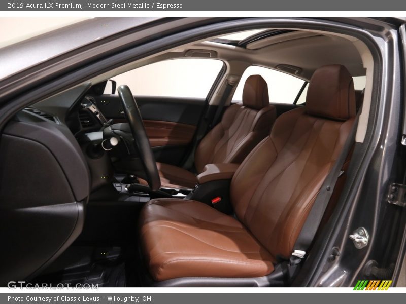 Modern Steel Metallic / Espresso 2019 Acura ILX Premium