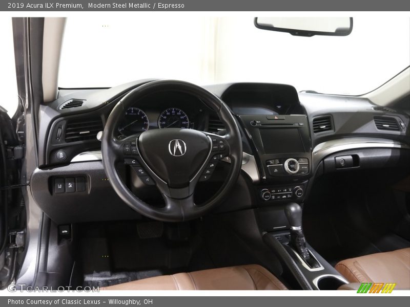 Modern Steel Metallic / Espresso 2019 Acura ILX Premium