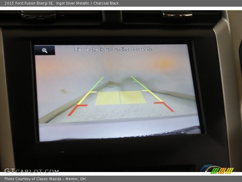 Ingot Silver Metallic / Charcoal Black 2015 Ford Fusion Energi SE