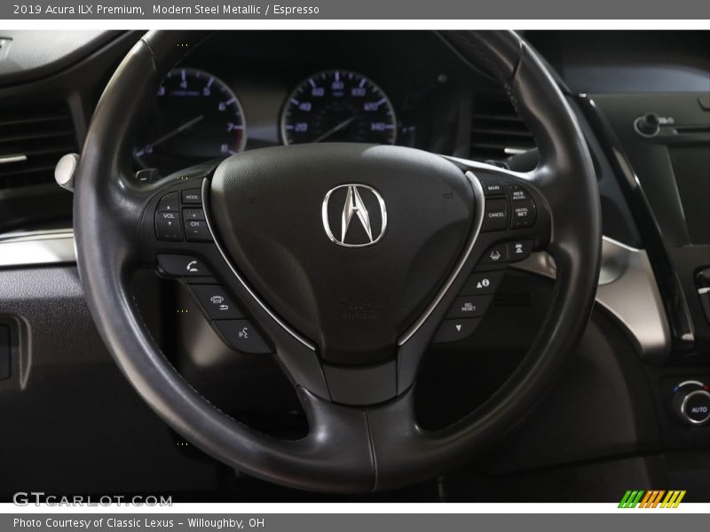 Modern Steel Metallic / Espresso 2019 Acura ILX Premium