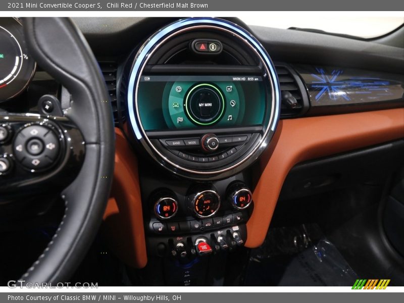 Chili Red / Chesterfield Malt Brown 2021 Mini Convertible Cooper S