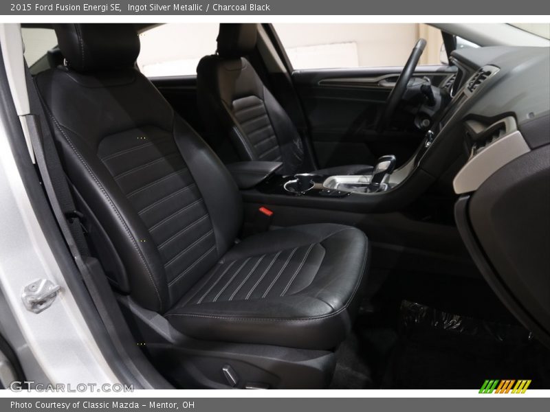 Ingot Silver Metallic / Charcoal Black 2015 Ford Fusion Energi SE