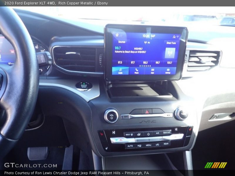 Rich Copper Metallic / Ebony 2020 Ford Explorer XLT 4WD