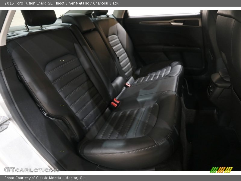 Ingot Silver Metallic / Charcoal Black 2015 Ford Fusion Energi SE