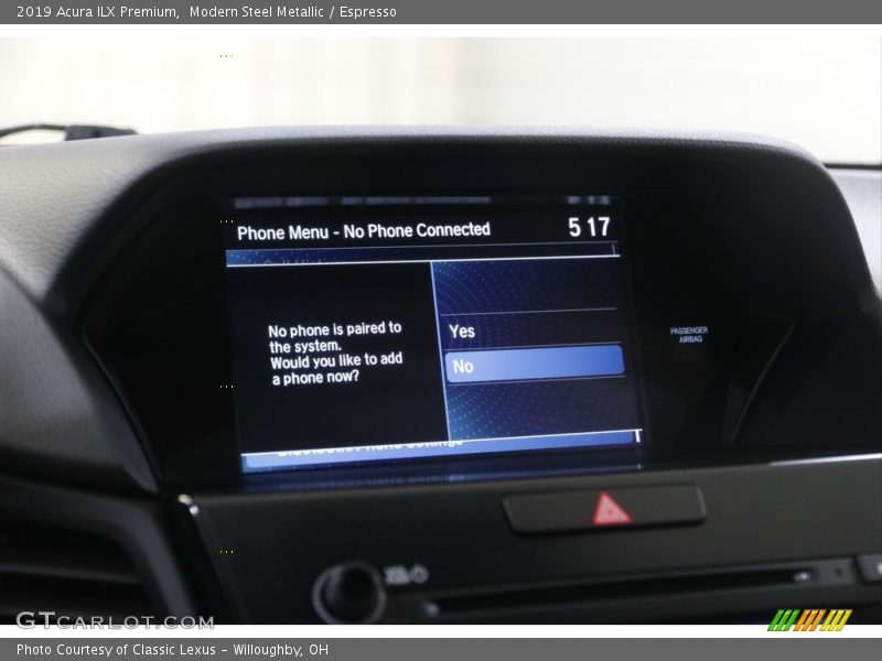 Modern Steel Metallic / Espresso 2019 Acura ILX Premium