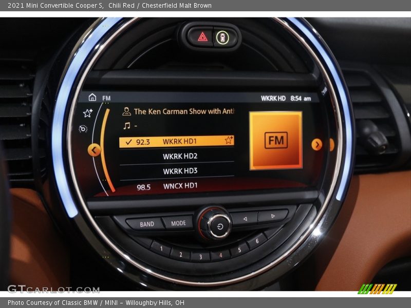 Chili Red / Chesterfield Malt Brown 2021 Mini Convertible Cooper S