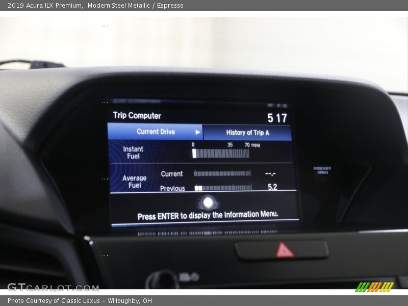 Modern Steel Metallic / Espresso 2019 Acura ILX Premium