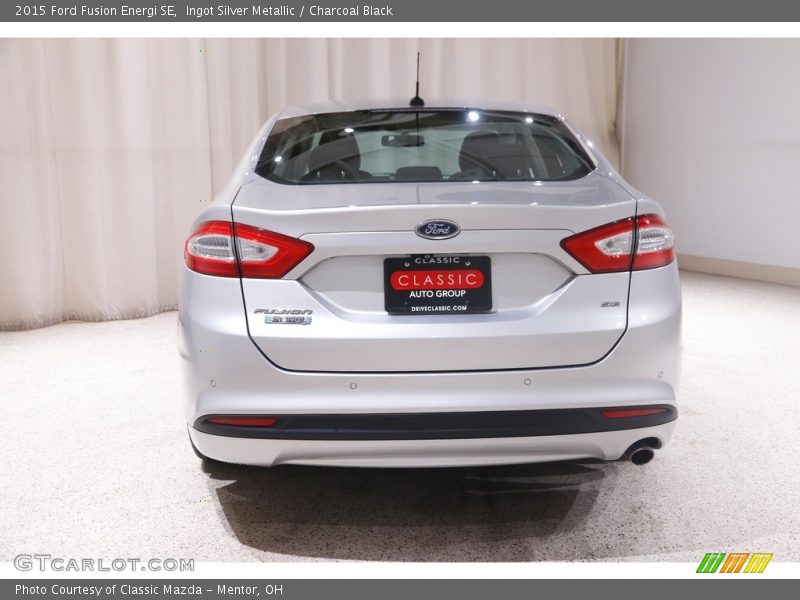 Ingot Silver Metallic / Charcoal Black 2015 Ford Fusion Energi SE