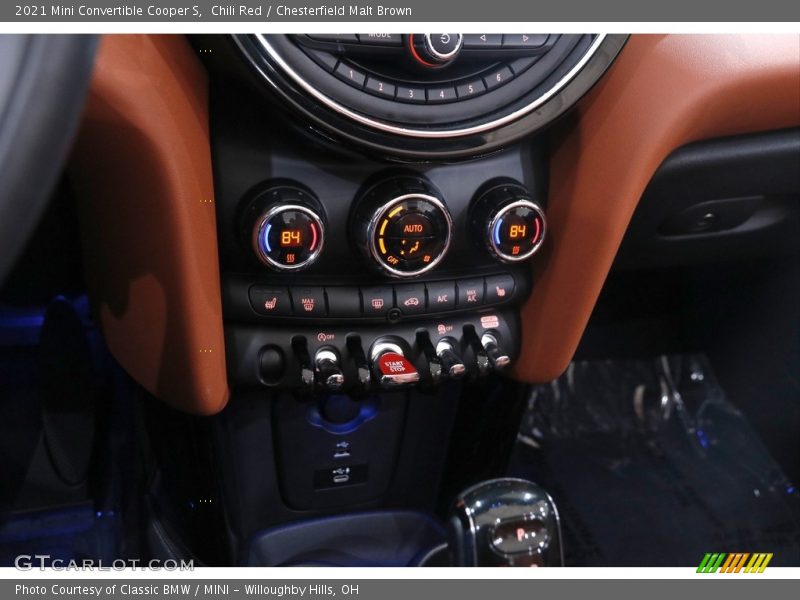 Chili Red / Chesterfield Malt Brown 2021 Mini Convertible Cooper S