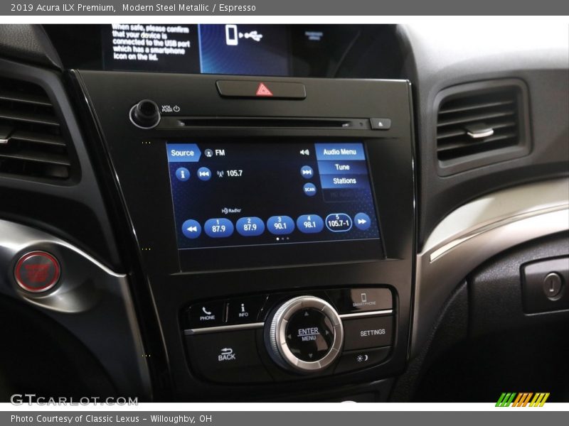 Modern Steel Metallic / Espresso 2019 Acura ILX Premium