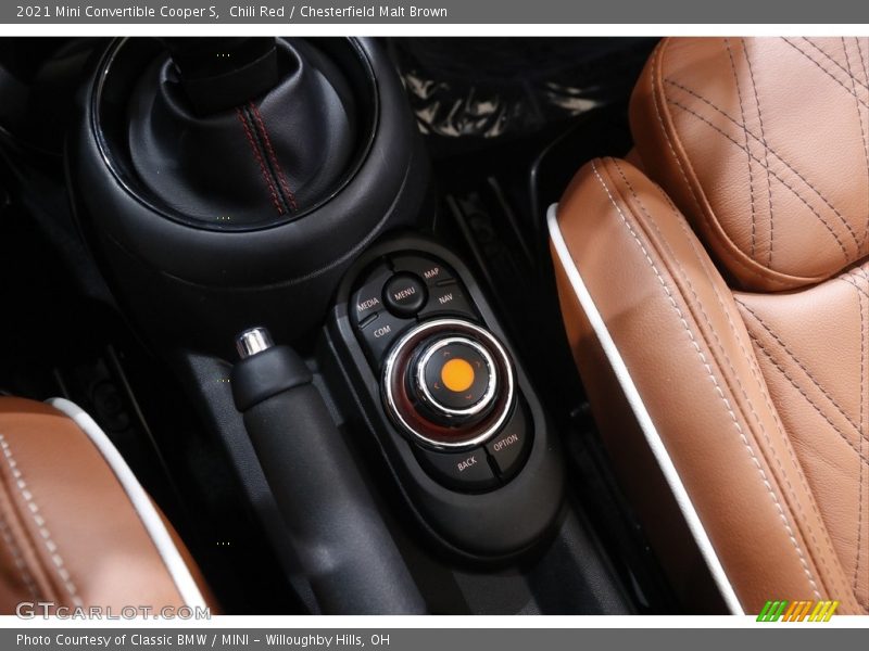 Chili Red / Chesterfield Malt Brown 2021 Mini Convertible Cooper S