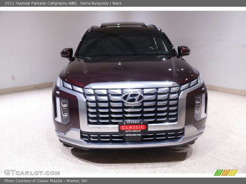 Sierra Burgundy / Black 2023 Hyundai Palisade Calligraphy AWD