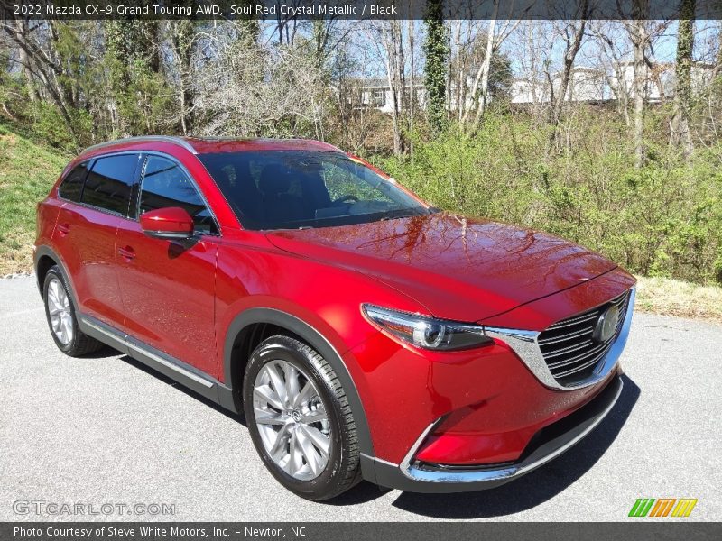 Soul Red Crystal Metallic / Black 2022 Mazda CX-9 Grand Touring AWD