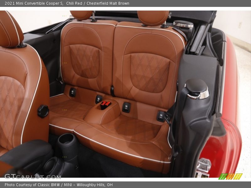 Rear Seat of 2021 Convertible Cooper S