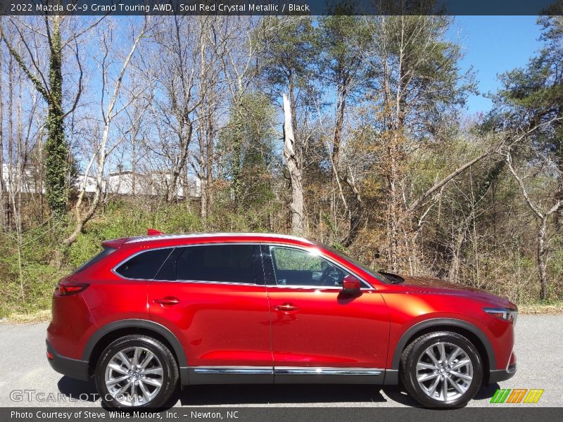 Soul Red Crystal Metallic / Black 2022 Mazda CX-9 Grand Touring AWD