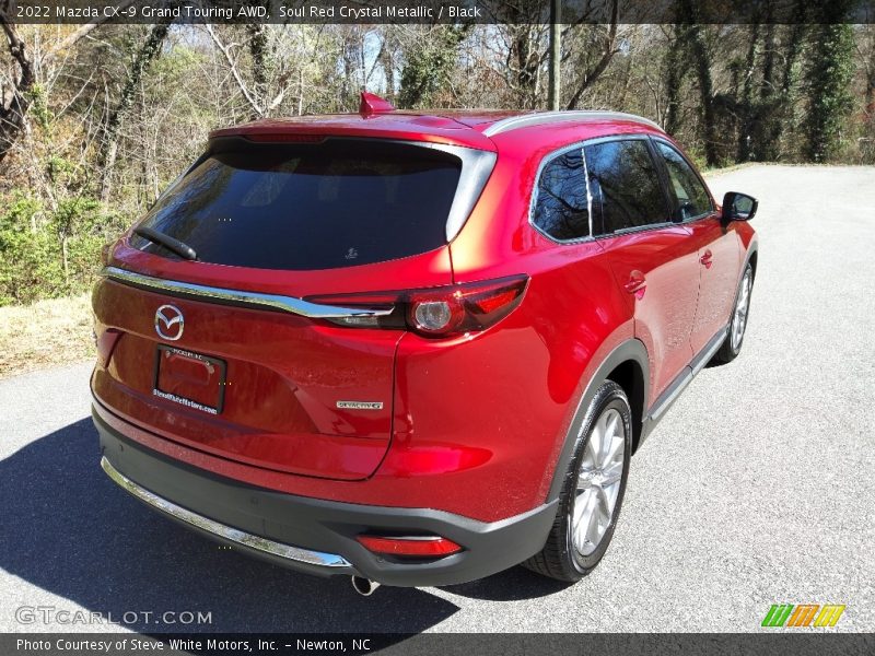 Soul Red Crystal Metallic / Black 2022 Mazda CX-9 Grand Touring AWD
