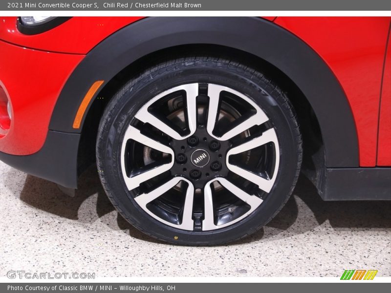 Chili Red / Chesterfield Malt Brown 2021 Mini Convertible Cooper S