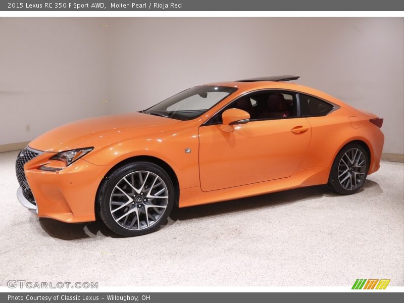 Front 3/4 View of 2015 RC 350 F Sport AWD