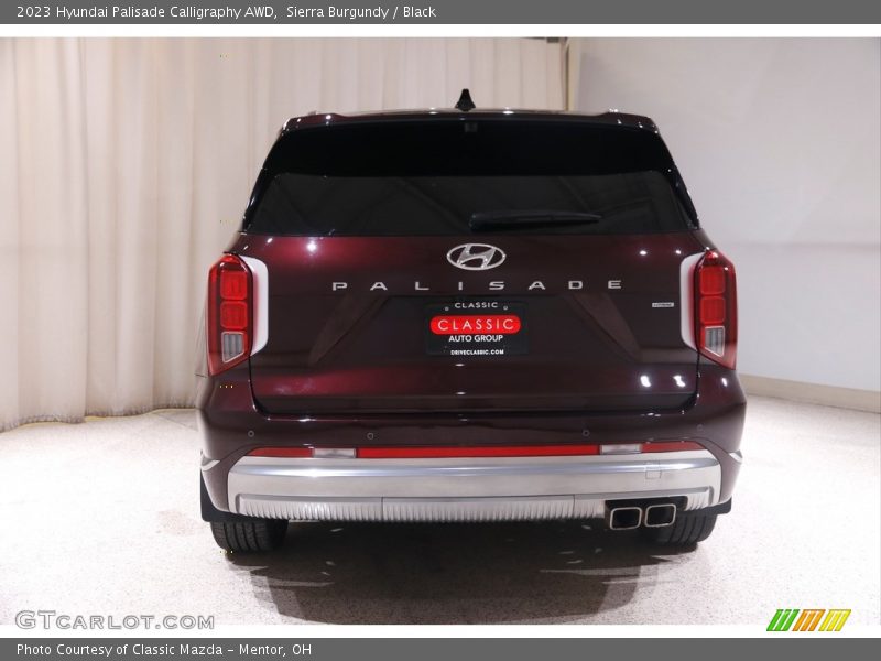 Sierra Burgundy / Black 2023 Hyundai Palisade Calligraphy AWD