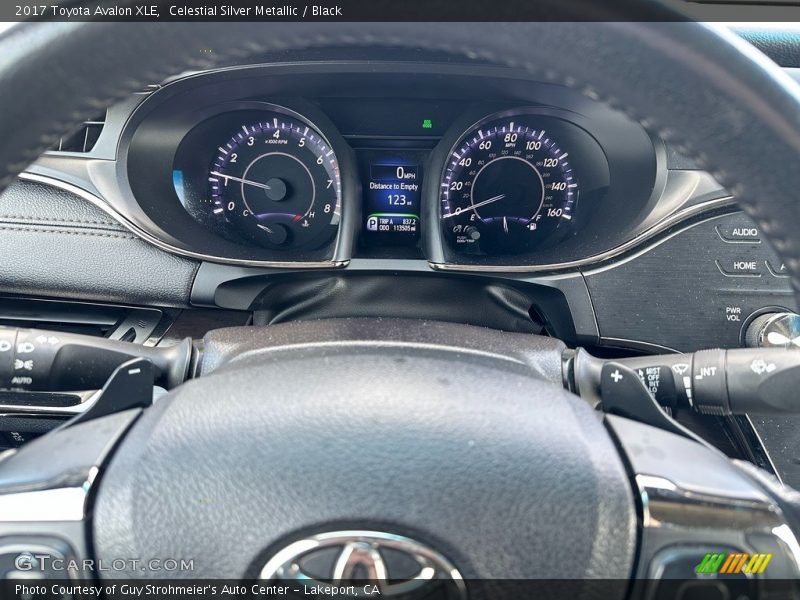 Celestial Silver Metallic / Black 2017 Toyota Avalon XLE