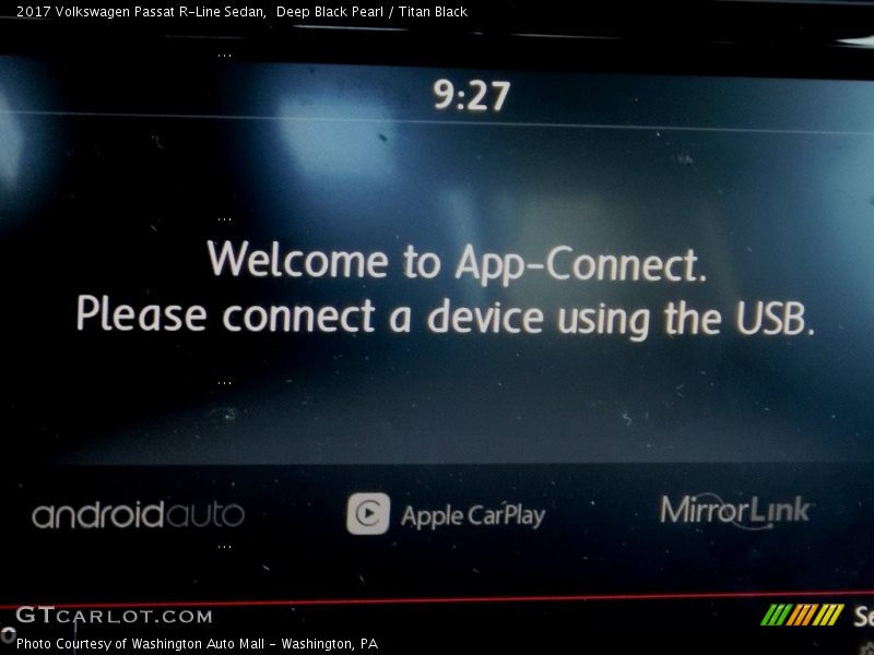 Deep Black Pearl / Titan Black 2017 Volkswagen Passat R-Line Sedan