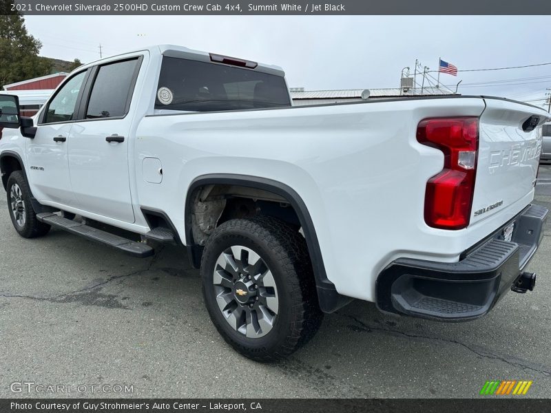 Summit White / Jet Black 2021 Chevrolet Silverado 2500HD Custom Crew Cab 4x4